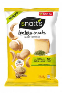 Snatt's Lentils snack with cheese & herbs